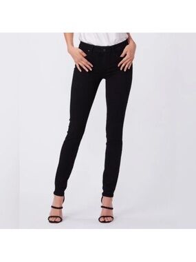 PAIGE Verdugo Black Ultra Skinny Jeans